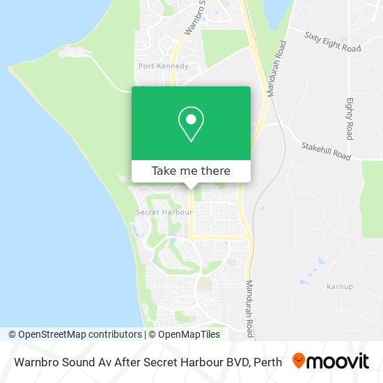 Warnbro Sound Av After Secret Harbour BVD map