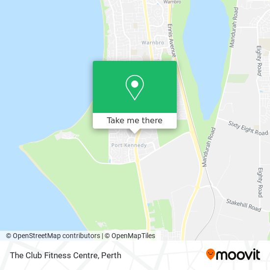 The Club Fitness Centre map