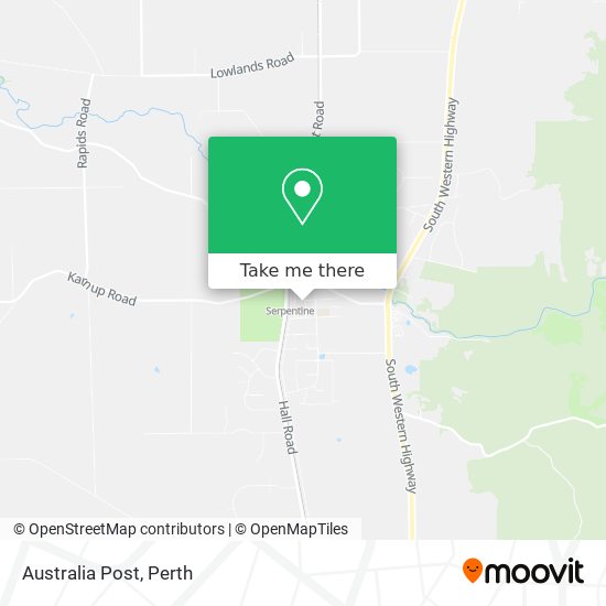 Australia Post map