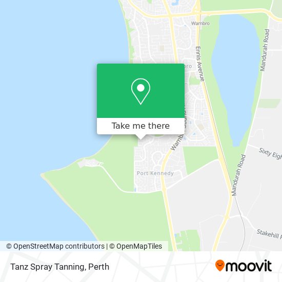 Tanz Spray Tanning map