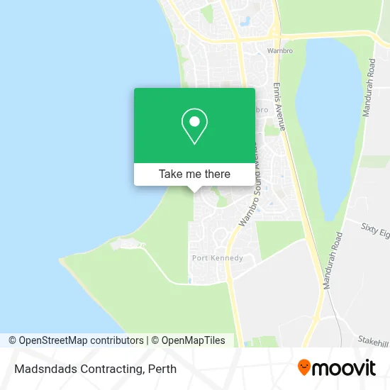 Mapa Madsndads Contracting