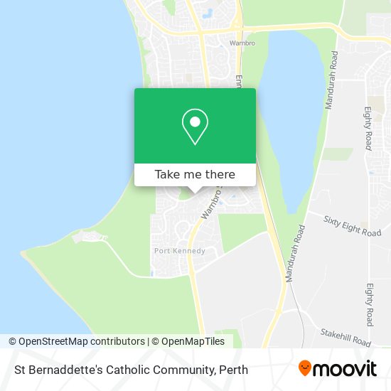 St Bernaddette's Catholic Community map