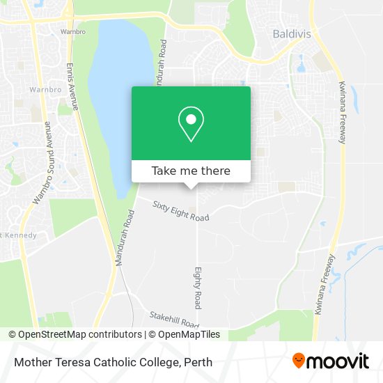 Mother Teresa Catholic College map