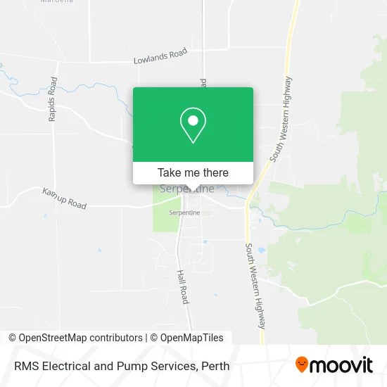 Mapa RMS Electrical and Pump Services