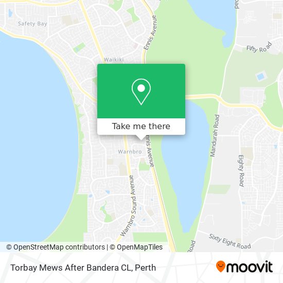 Torbay Mews After Bandera CL map