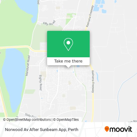 Norwood Av After Sunbeam App map