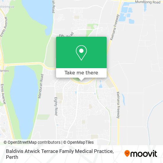 Mapa Baldivis Atwick Terrace Family Medical Practice