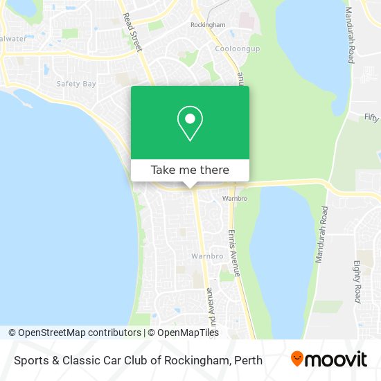 Sports & Classic Car Club of Rockingham map