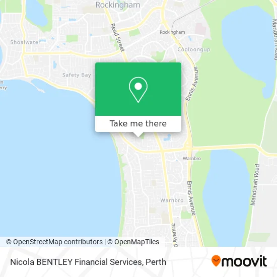 Nicola BENTLEY Financial Services map