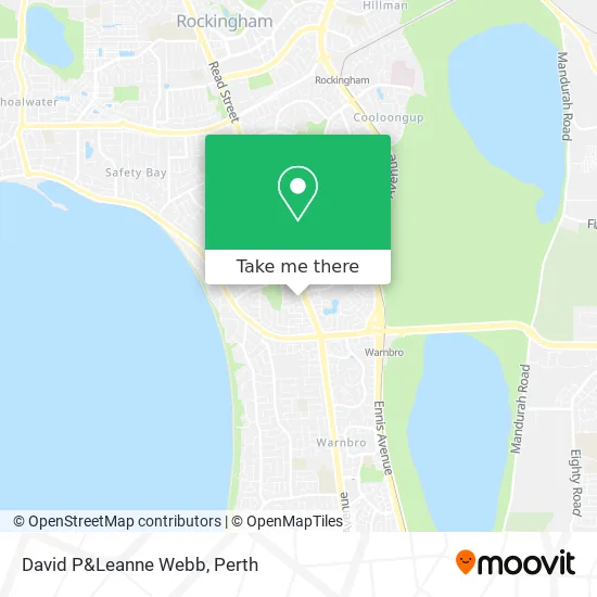 David P&Leanne Webb map
