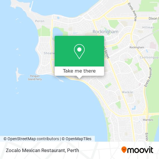 Mapa Zocalo Mexican Restaurant