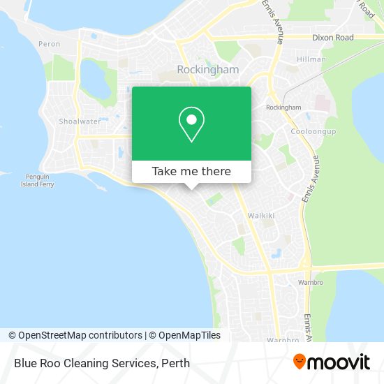 Blue Roo Cleaning Services map