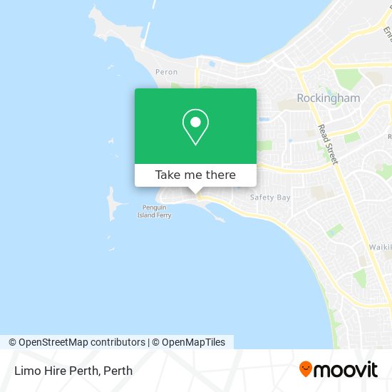 Limo Hire Perth map