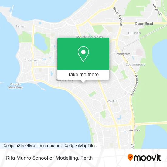 Rita Munro School of Modelling map