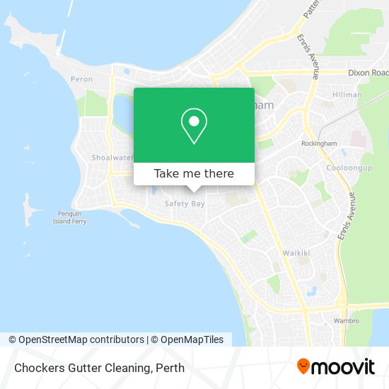 Chockers Gutter Cleaning map