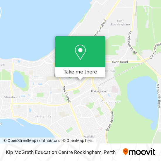 Kip McGrath Education Centre Rockingham map