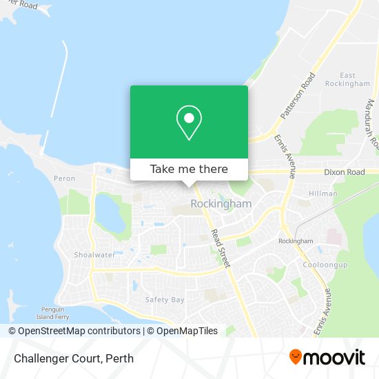Challenger Court map