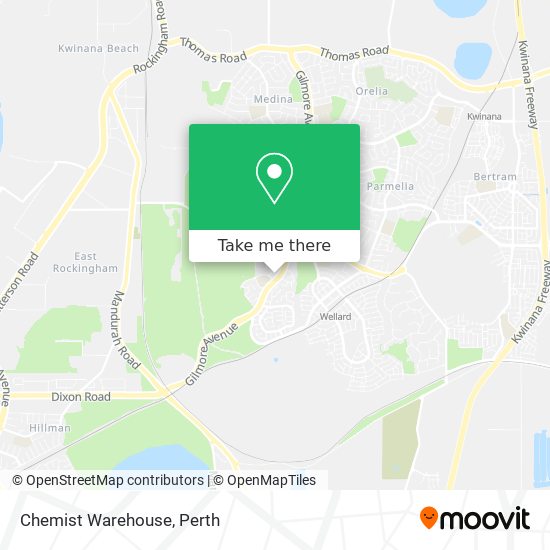 Chemist Warehouse map