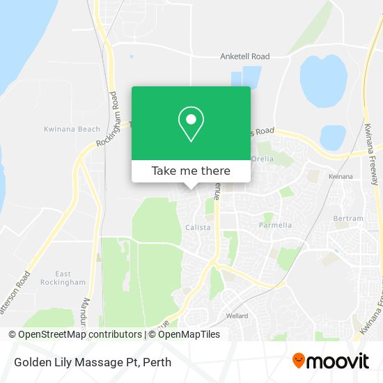 Golden Lily Massage Pt map