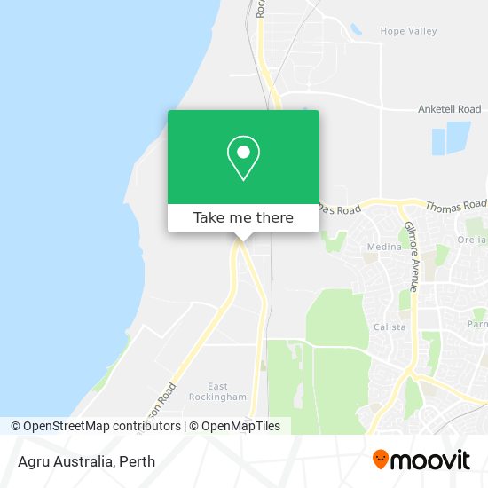 Agru Australia map