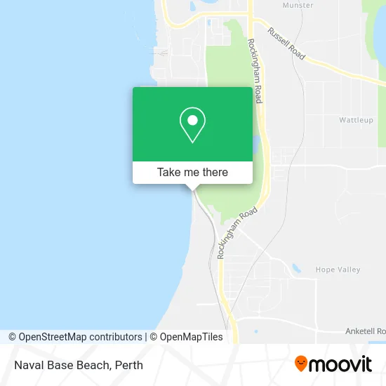 Mapa Naval Base Beach