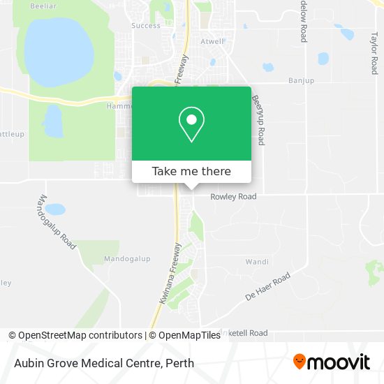 Mapa Aubin Grove Medical Centre