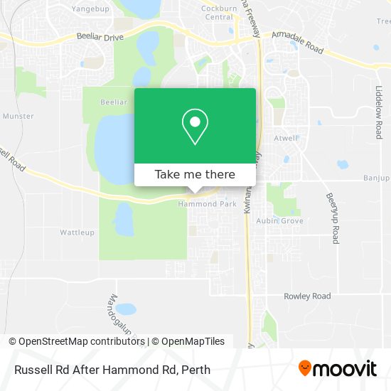 Mapa Russell Rd After Hammond Rd