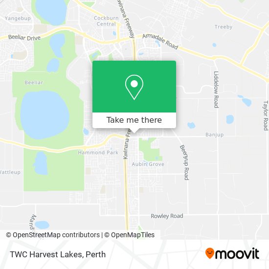 TWC Harvest Lakes map