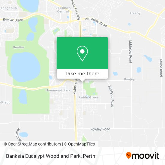 Banksia Eucalypt Woodland Park map
