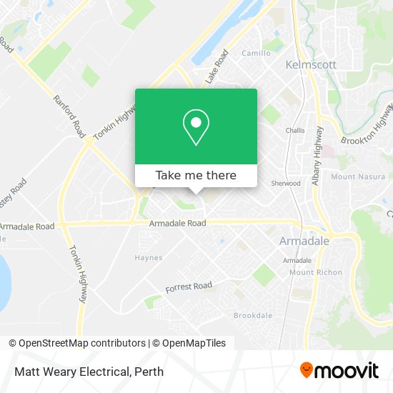 Mapa Matt Weary Electrical