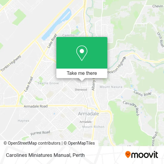 Carolines Miniatures Manual map