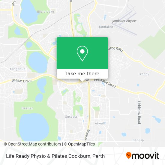Life Ready Physio & Pilates Cockburn map