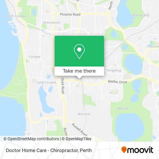 Doctor Home Care - Chiropractor map