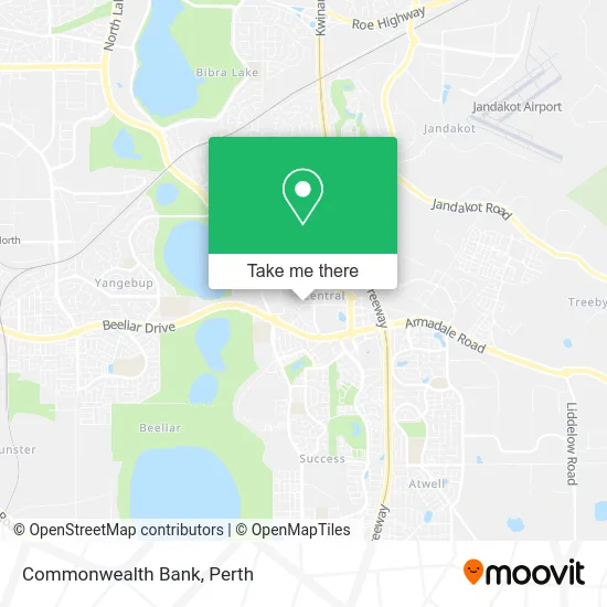 Mapa Commonwealth Bank