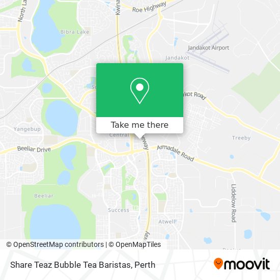 Share Teaz Bubble Tea Baristas map