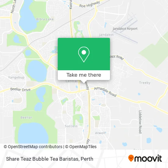 Share Teaz Bubble Tea Baristas map