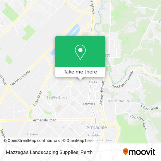 Mazzega's Landscaping Supplies map