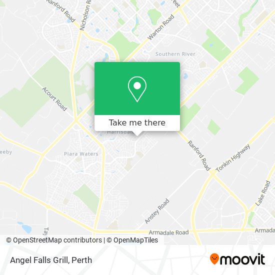 Angel Falls Grill map
