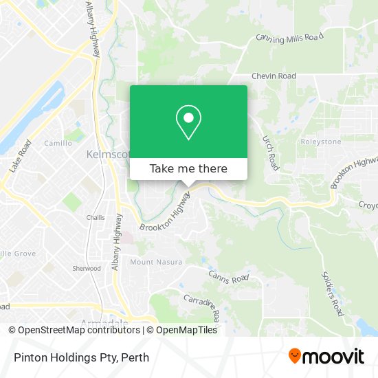 Pinton Holdings Pty map
