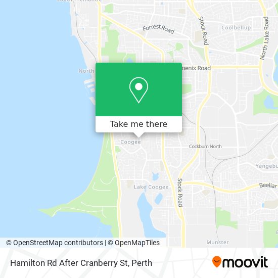 Hamilton Rd After Cranberry St map