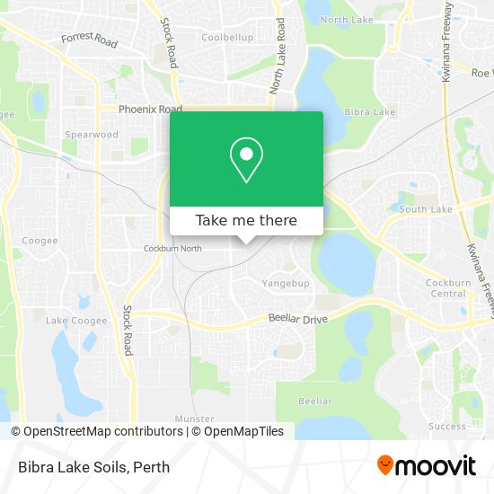 Bibra Lake Soils map