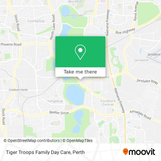 Mapa Tiger Troops Family Day Care