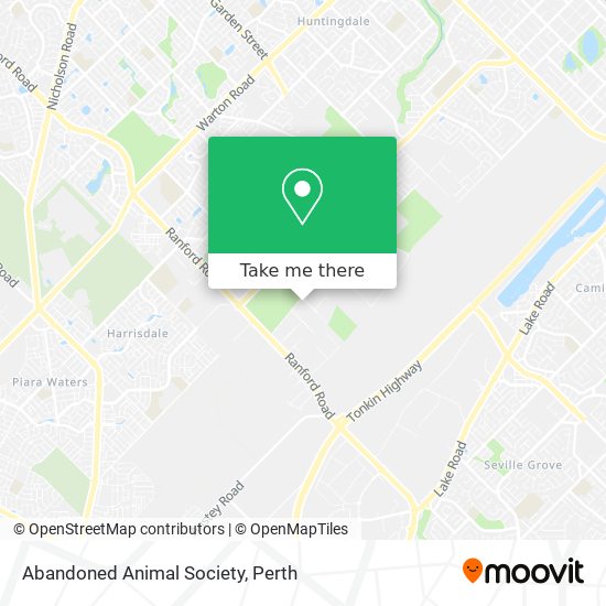 Abandoned Animal Society map