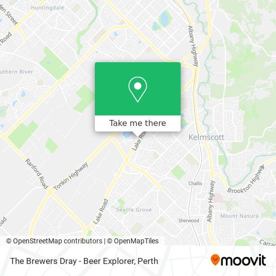 Mapa The Brewers Dray - Beer Explorer