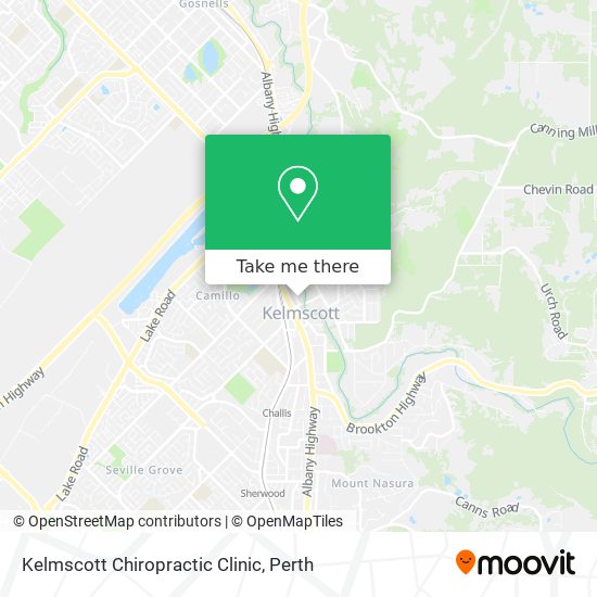 Kelmscott Chiropractic Clinic map