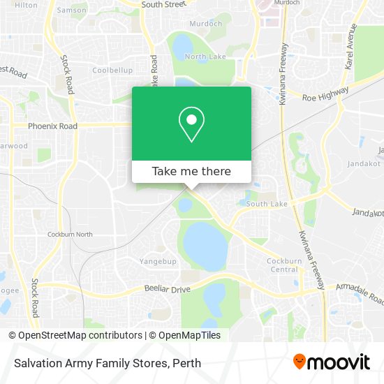 Salvation Army Family Stores map