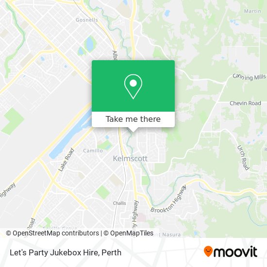 Let's Party Jukebox Hire map