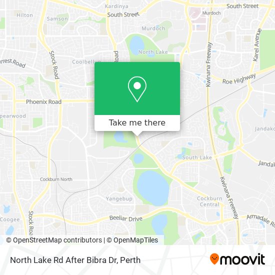 North Lake Rd After Bibra Dr map