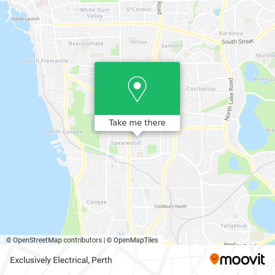 Exclusively Electrical map