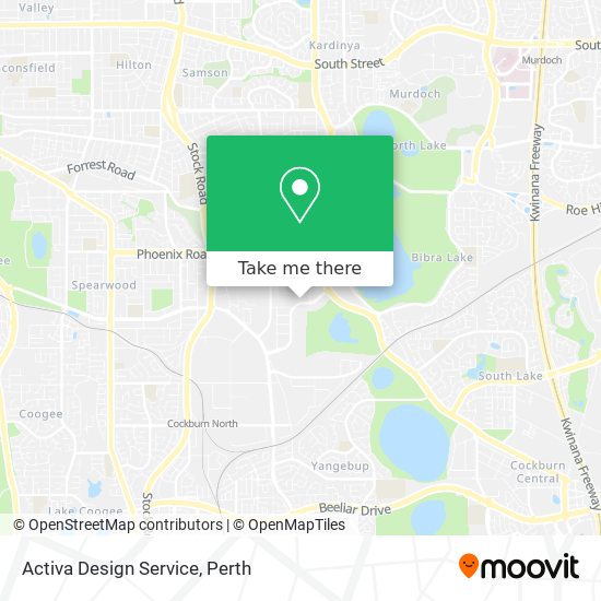 Activa Design Service map